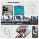 Spigen iPhone 14 Pro Max Ultra Hybrid MagFit -suojakuori, valkoinen