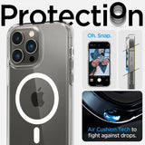 Spigen iPhone 14 Pro Max Ultra Hybrid MagFit -suojakuori, valkoinen