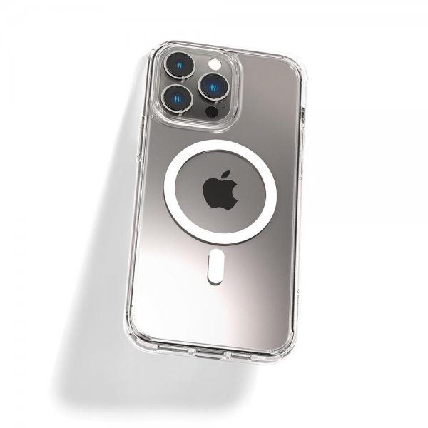 Spigen iPhone 14 Pro Max Ultra Hybrid MagFit -suojakuori, valkoinen