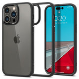 Spigen iPhone 14 Pro Max -suojakuori Ultra Hybrid Matte Black