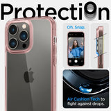 Spigen iPhone 14 Pro Max Suojakuori Ultra Hybrid Rose Crystal