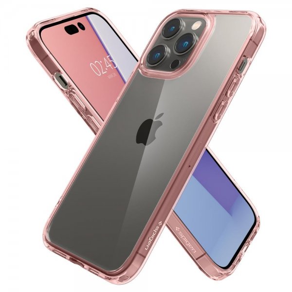 Spigen iPhone 14 Pro Max Suojakuori Ultra Hybrid Rose Crystal