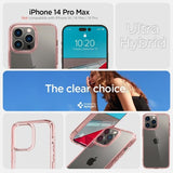 Spigen iPhone 14 Pro Max Suojakuori Ultra Hybrid Rose Crystal