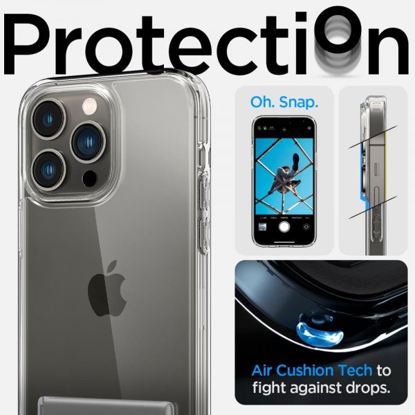 Spigen iPhone 14 Pro Max Ultra Hybrid S Crystal Clear -kuori