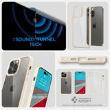Spigen iPhone 14 Pro Max Ultra Hybrid -kuori, hiekanvärinen