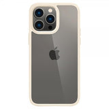 Spigen iPhone 14 Pro Max Ultra Hybrid -kuori, hiekanvärinen