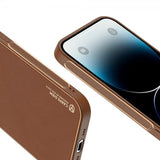 Dux Ducis iPhone 14 Pro Max Suojakuori YOLO Series, ruskea