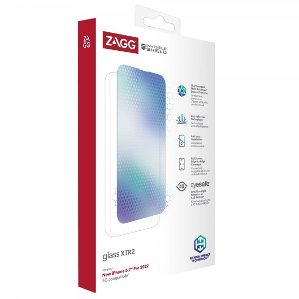 ZAGG InvisibleShield iPhone 14 Pro Max -näytönsuoja Glass XTR2