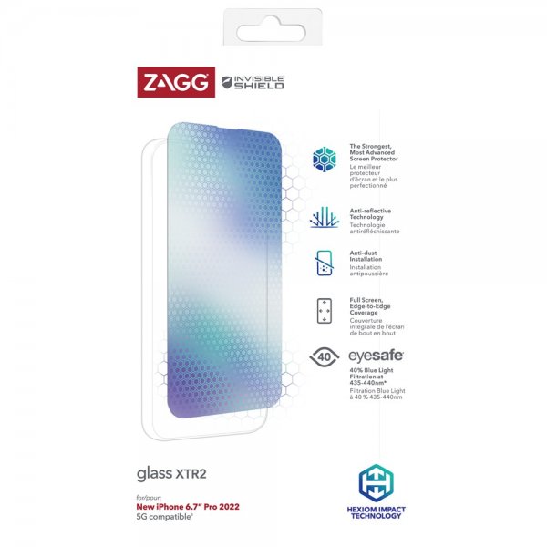 ZAGG InvisibleShield iPhone 14 Pro Max -näytönsuoja Glass XTR2
