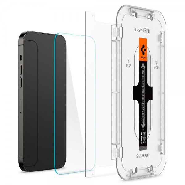 Spigen iPhone 14 Pro Max -näytönsuoja GLAS.tR EZ Fit 2-pakkaus