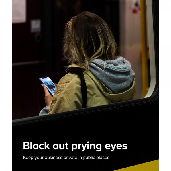Ringke iPhone 14 Pro Max -näytönsuoja Privacy Glass