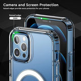 Rvelon iPhone 14 Pro Max Kuori TPU MagSafe Läpinäkyvä