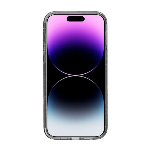 iPhone 14 Pro Kuori Glitter MagSafe Musta