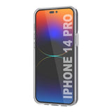 Rvelon iPhone 14 Pro -suojakuori, jossa korttipidike, läpinäkyvä