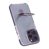 iPhone 14 Pro -suojakuori MagSafella, taitettava, jalustalla, violetti