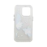iPhone 14 Pro Kuori Kuosi Siniset Lehdet