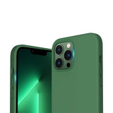 Rvelon iPhone 14 Pro Silikonikuori Vihreä