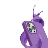 Rvelon iPhone 14 Pro -kuoret silikonia, violetti