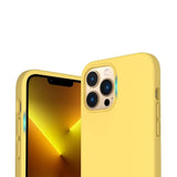 Rvelon iPhone 14 Pro Silikonikuori MagSafe Keltainen