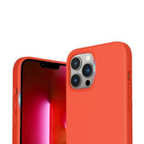 Rvelon iPhone 14 Pro -silikonikuori MagSafe, pinkki