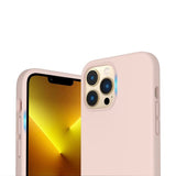 Rvelon iPhone 14 Pro Kuori Silikoni MagSafe Hiekkaruusu