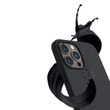 Rvelon iPhone 14 Pro Kuori Silikoni Musta