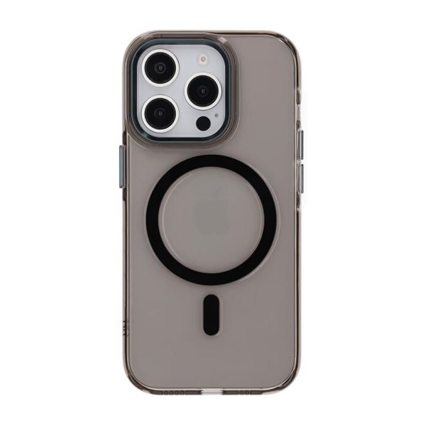 Rvelon iPhone 14 Pro Kuori TPU MagSafe Musta