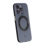 Rvelon iPhone 14 Pro -suojakuori, jossa pyörivä MagSafe-jalusta, musta