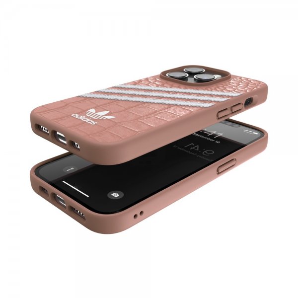 Adidas iPhone 14 Pro Kuoret 3 Stripes Snap Case Alligator Pink