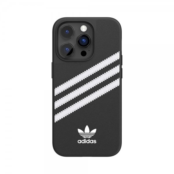 Adidas iPhone 14 Pro Kuori 3 Stripes Snap Case Musta Valkoinen