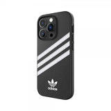Adidas iPhone 14 Pro Kuori 3 Stripes Snap Case Musta Valkoinen