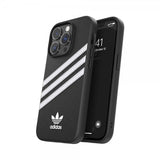Adidas iPhone 14 Pro Kuori 3 Stripes Snap Case Musta Valkoinen