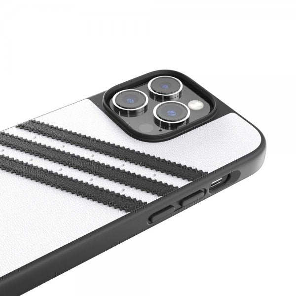 Adidas iPhone 14 Pro Kuoret 3 Stripes Snap Case Valkoinen Musta