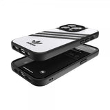 Adidas iPhone 14 Pro Kuoret 3 Stripes Snap Case Valkoinen Musta
