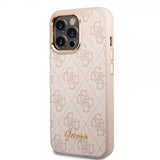 Guess iPhone 14 Pro Kuoret 4G Logo Rosa