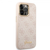 Guess iPhone 14 Pro Kuoret 4G Logo Rosa