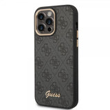 Guess iPhone 14 Pro kuori 4G Logo Musta