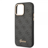 Guess iPhone 14 Pro kuori 4G Logo Musta