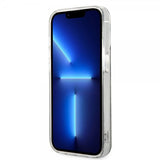 Guess iPhone 14 Pro -kuoret 4G Pattern MagSafe, ruskea