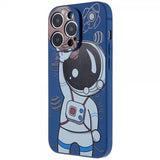 iPhone 14 Pro Kuoret Astronautti Sininen Ruskea