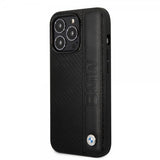 BMW iPhone 14 Pro Kuoret Big Logo Stripe Musta