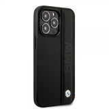 BMW iPhone 14 Pro Kuoret Big Logo Stripe Musta