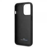 BMW iPhone 14 Pro Kuoret Big Logo Stripe Musta