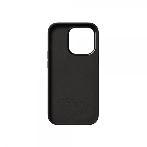 Nudient iPhone 14 Pro -suojakuori Bold Charcoal Black