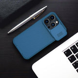 Nillkin iPhone 14 Pro CamShield -suojakuori, sininen