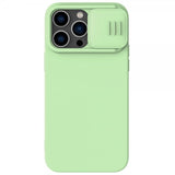 Nillkin iPhone 14 Pro -suojakuori CamShield Silky MagSafe, vihreä
