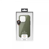 Urban Armor Gear (UAG) iPhone 14 Pro -suojakuori, Civilian MagSafe, oliivi