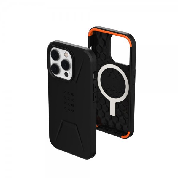 Urban Armor Gear (UAG) iPhone 14 Pro -suojakuori Civilian MagSafe, musta