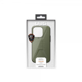 Urban Armor Gear (UAG) iPhone 14 Pro -suojakuori Civilian Olive