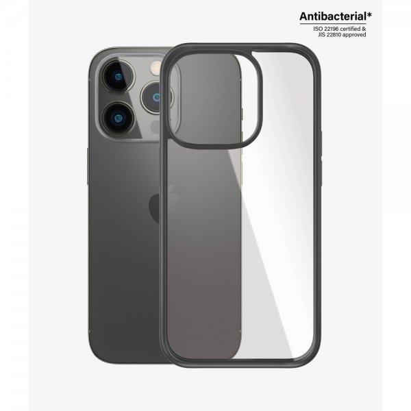PanzerGlass iPhone 14 Pro ClearCase Black Edition -suojakuori